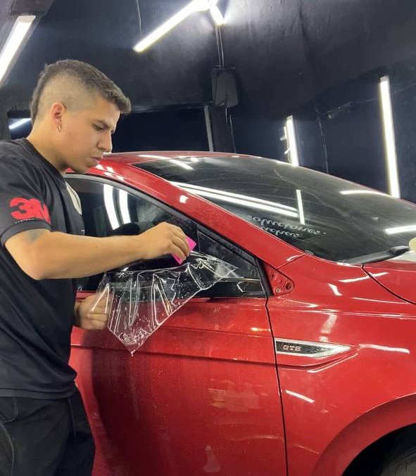 Instalación PPF Espejo